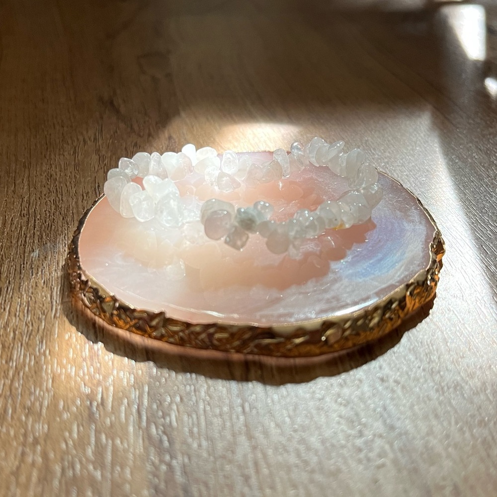 Genuine Rose Quartz Bracelet NWT
